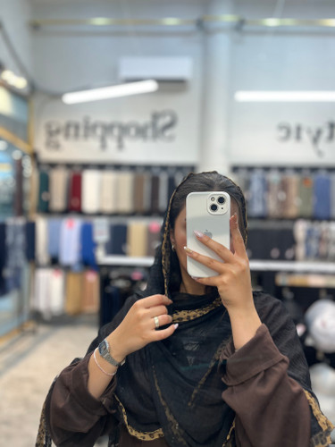 شال توری نوار پلنگی