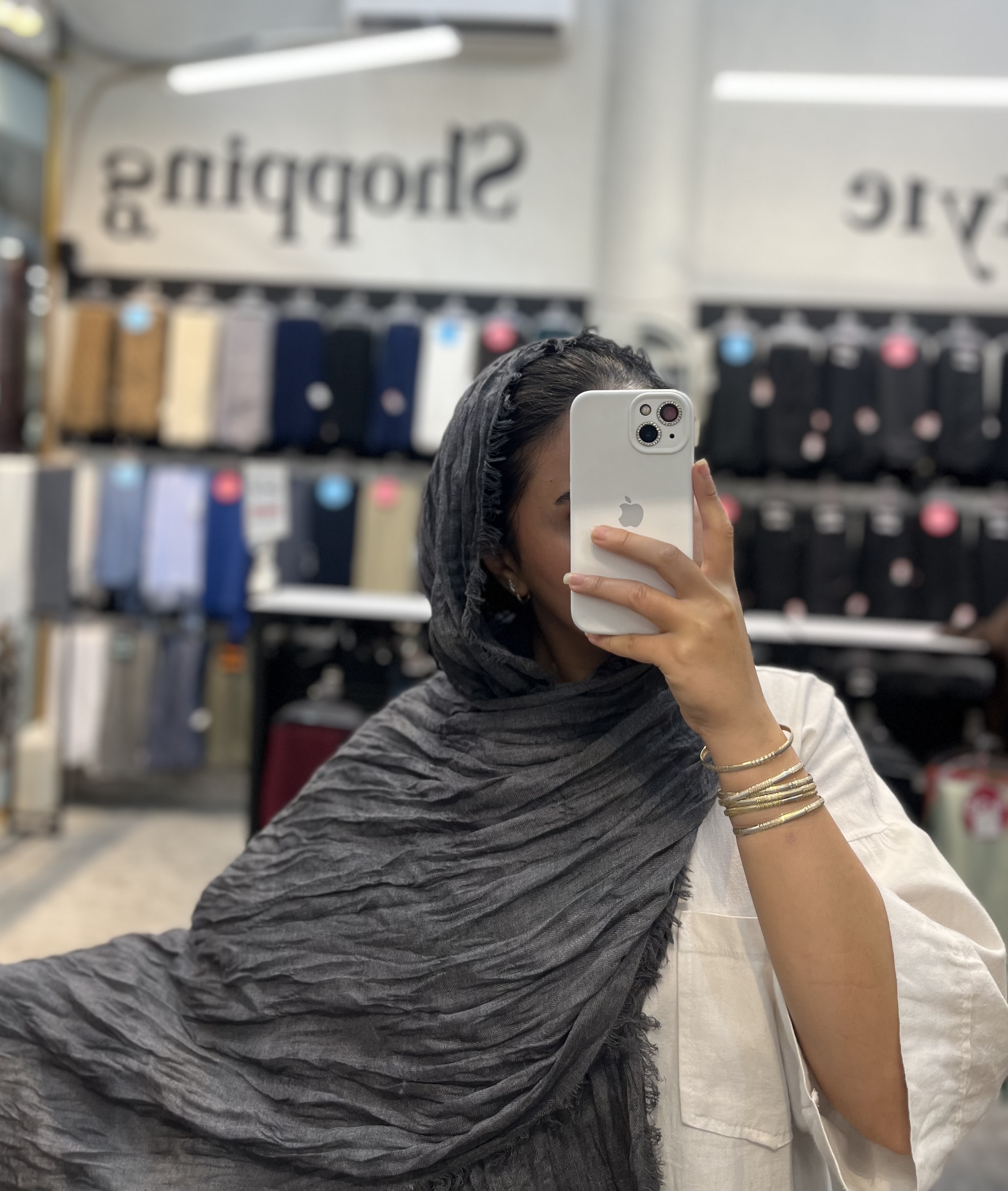 خرید شال چروک دور ریش ساده | قیمت - ابراهیمی